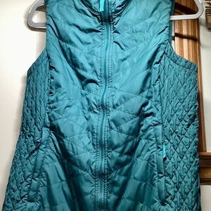 L.L. Bean Teal Quilted Vest